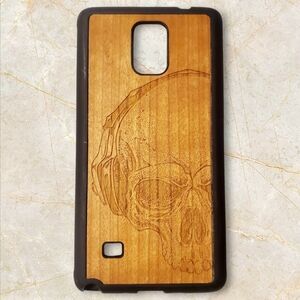 Custom Skull Case for Samsung Galaxy S4/ S4 NEO Phone Cover Wood CaseYard